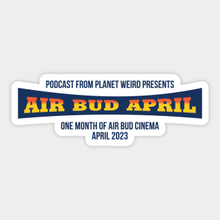Air Bud April Sticker